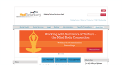 Desktop Screenshot of healtorture.org